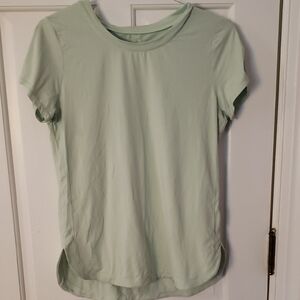 Reebok Light Green Women's Short Sleeve Tee